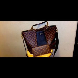 Louis Vuitton bag and wallet included